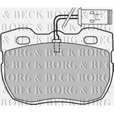 BBP1028 BORG & BECK Комплект тормозных колодок, дисковый тормоз