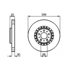 0 986 479 202 BOSCH Тормозной диск