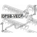 OPSB-VECF FEBEST Опора, стабилизатор