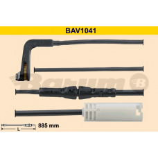 BAV1041 BARUM Сигнализатор, износ тормозных колодок