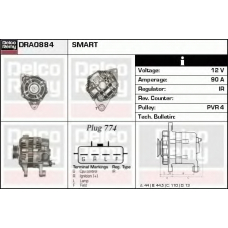 DRA0884 DELCO REMY Генератор