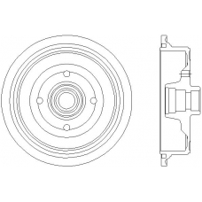 63903 PAGID Тормозной барабан