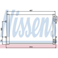 94810 NISSENS Конденсатор, кондиционер