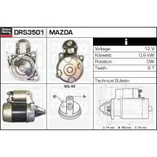 DRS3501 DELCO REMY Стартер
