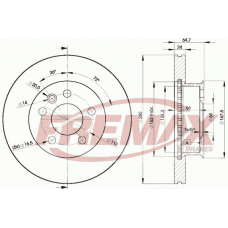 BD-3014 FREMAX Тормозной диск