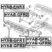 HYAB-GFRR FEBEST Подвеска, рычаг независимой подвески колеса