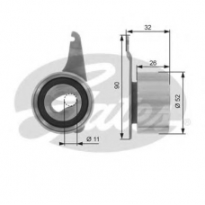 T41035 GATES Натяжной ролик, ремень грм
