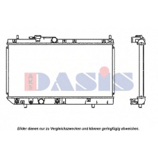 360001N AKS DASIS Радиатор, охлаждение двигателя