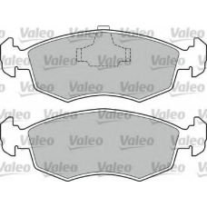 551038 VALEO Комплект тормозных колодок, дисковый тормоз