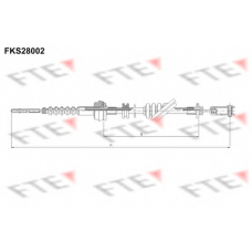 FKS28002 FTE Трос, управление сцеплением