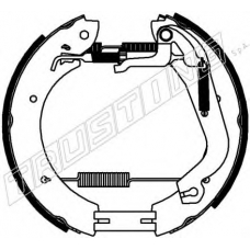 6436 TRUSTING Комплект тормозных колодок