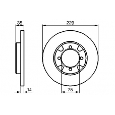 0 986 478 158 BOSCH Тормозной диск