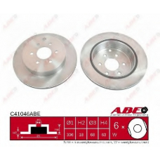 C41046ABE ABE Тормозной диск