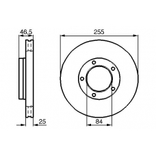 0 986 478 452 BOSCH Тормозной диск