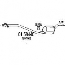 01.58440 MTS Средний глушитель выхлопных газов