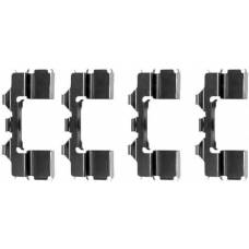 8DZ 355 202-301 HELLA PAGID Комплектующие, колодки дискового тормоза