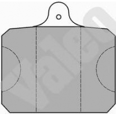 551636 VALEO Колодки тормозные