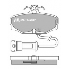 LVXL389 MOTAQUIP Комплект тормозных колодок, дисковый тормоз