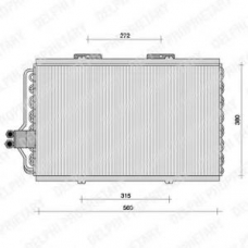 TSP0225062 DELPHI Конденсатор, кондиционер