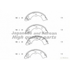 N011-55 ASHUKI Комплект тормозных колодок