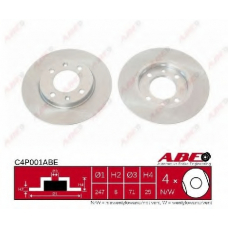 C4P001ABE ABE Тормозной диск