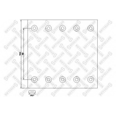 85-00958-SX STELLOX Комплект тормозных башмаков, барабанные тормоза