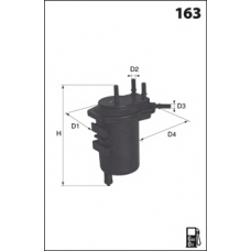 ELG5354 MECAFILTER Топливный фильтр