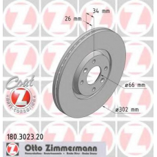 180.3023.20 ZIMMERMANN Тормозной диск