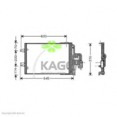 94-5937 KAGER Конденсатор, кондиционер