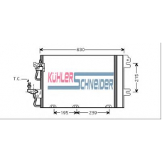 0620151 KUHLER SCHNEIDER Конденсатор, кондиционер