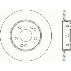 BDR1294.10 OPEN PARTS Тормозной диск