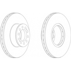 FCR330A FERODO Тормозной диск