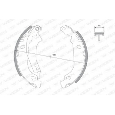 152-2020 WEEN Комплект тормозных колодок