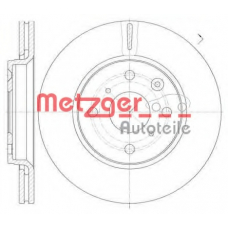 61003.10 METZGER Тормозной диск