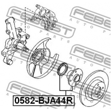 0582-BJA44R FEBEST Ступица колеса