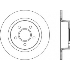 BDA2170.10 OPEN PARTS Тормозной диск