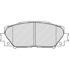 FSL1829 FERODO Комплект тормозных колодок, дисковый тормоз