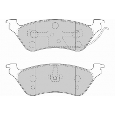 FD6995A NECTO Комплект тормозных колодок, дисковый тормоз