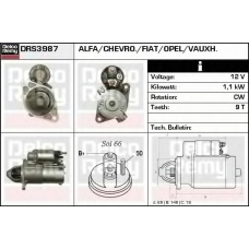 DRS3987 DELCO REMY Стартер