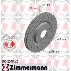 200.2518.52 ZIMMERMANN Тормозной диск