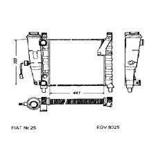 8025 KЬHLER-PAPE Wasserkьhler  pkw