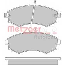 1170506 METZGER Комплект тормозных колодок, дисковый тормоз
