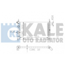 177300 KALE OTO RADYATOR Радиатор, охлаждение двигателя