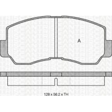 8110 42011 TRIDON Brake pads - front