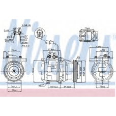 89289 NISSENS Компрессор, кондиционер
