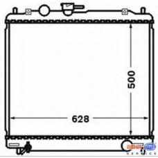 8MK 376 770-151 HELLA Радиатор, охлаждение двигателя