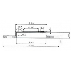 BDC4401 QUINTON HAZELL Тормозной диск