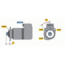 0 001 416 008 BOSCH Стартер