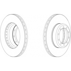 FCR126A FERODO Тормозной диск