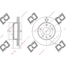 BD1522 DJ PARTS Тормозной диск